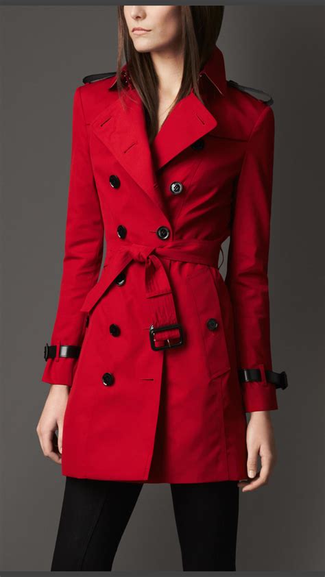 burberry red trench coat|Burberry trench coat sale outlet.